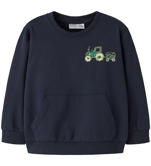 Name It Sweatshirt - NmmVugo - Navy Blazer/Tractor Green