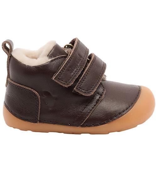 Bisgaard Vinterstøvler - Carter Lamb - Barefoot - Dark Brown
