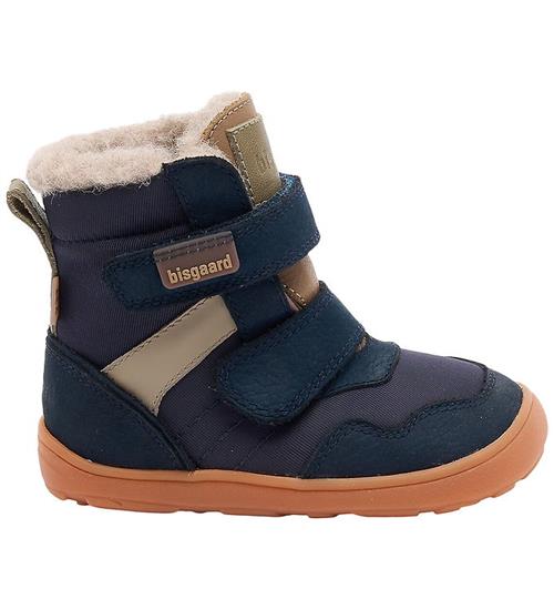 Bisgaard Vinterstøvler - Timo Tex - Barefoot - Navy