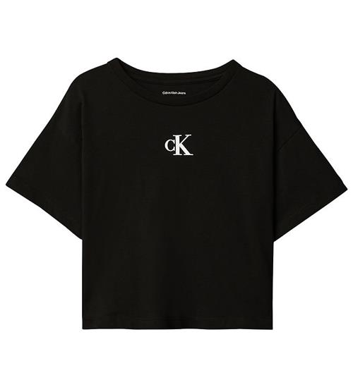 Calvin Klein T-Shirt - Logo Boxy - Sort