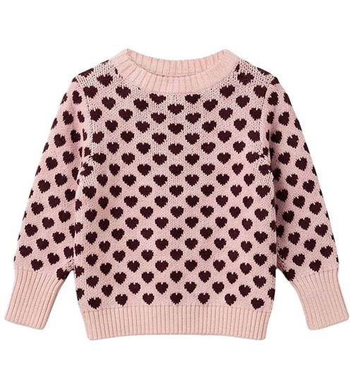 Fliink Bluse - Janie - Bomuld/Uld - Smoke Rose/Burgendy