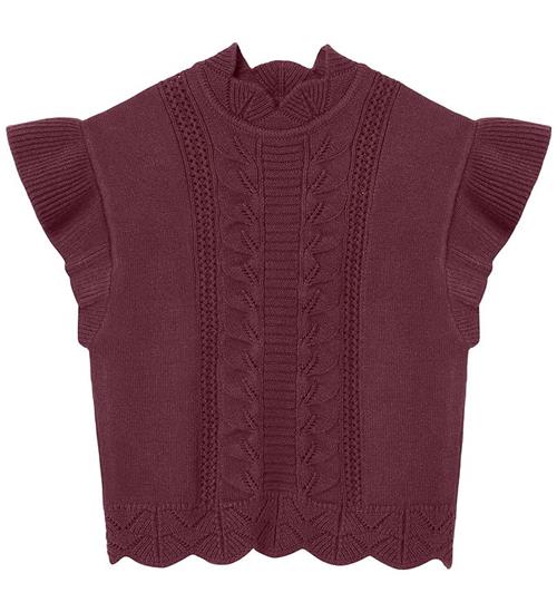 Fliink Vest - Strik - Alilly Wide - Burgendy