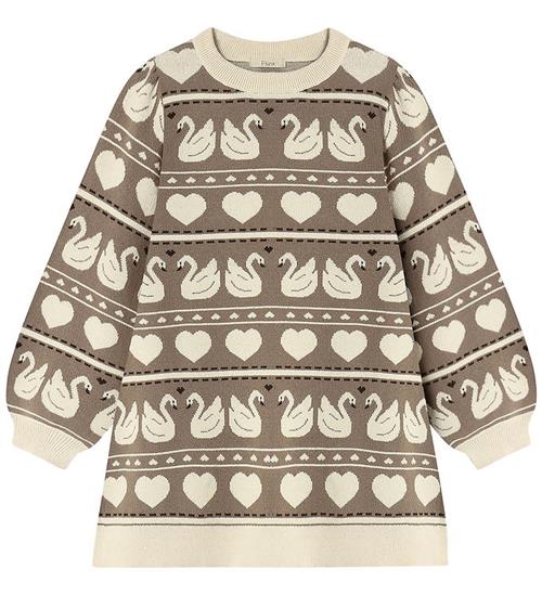 Fliink Kjole - Strik - Lovely - Sandshell Multi