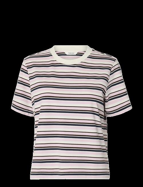 Selected | Slfessential Ss Striped Boxy Tee Noos | S