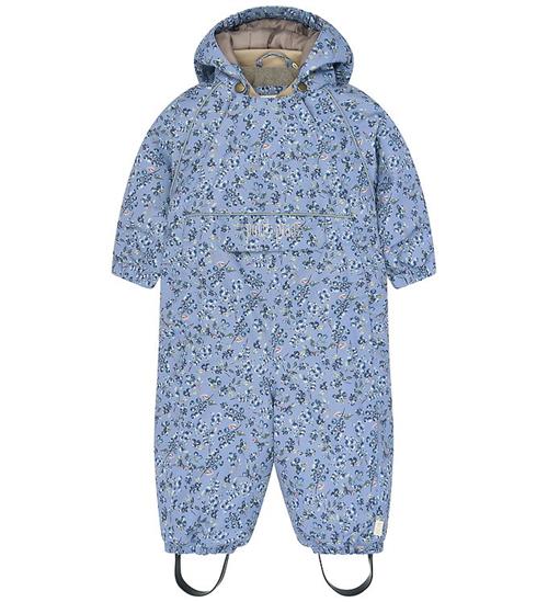 Petit Piao Flyverdragt - PPDard - Stonewash Blueberry AOP