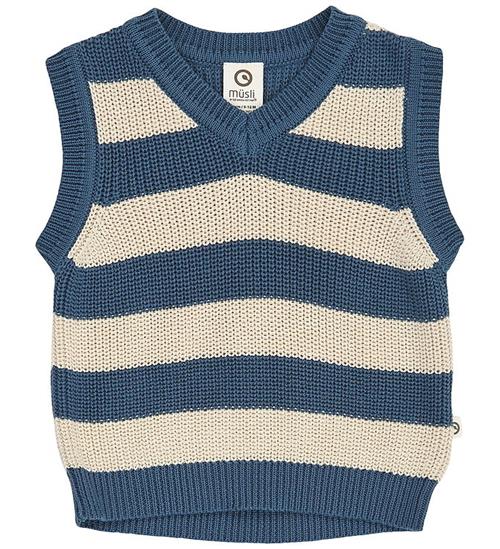 Müsli Vest - Strik - Navy