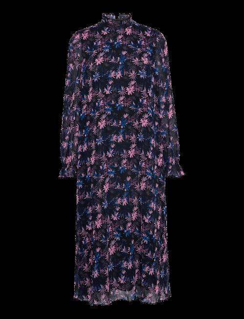 Ganni | Pleated Georgette Midi Dress | 36