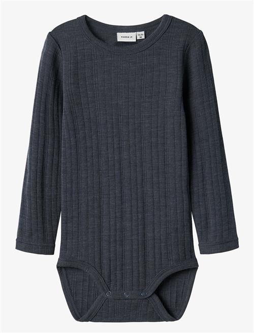name it | Nmmwang Wool Needle Ls Body Solid | 92