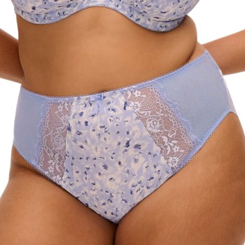 Elomi Trusser Morgan High Leg Brief Blå polyamid Large Dame