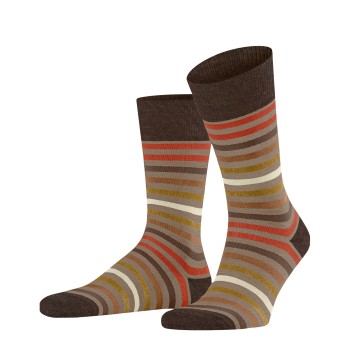 Falke Strømper Stripe Socks Chokolade Str 39/42 Herre