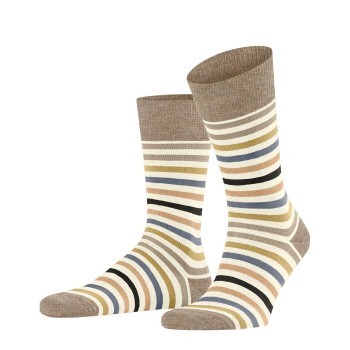 Falke Strømper Stripe Socks Benhvid Str 43/46 Herre