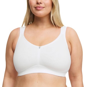 Swegmark BH Pure Cotton Minimizer Soft Bra Hvid D 90 Dame