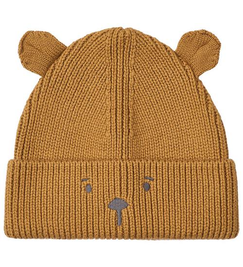 Liewood Hue m. Ører- Strik - Gina - Golden Carmel