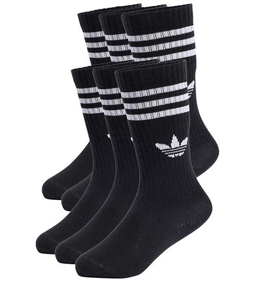 adidas Originals Strømper - 6-pak - 3S Crew - Black/White