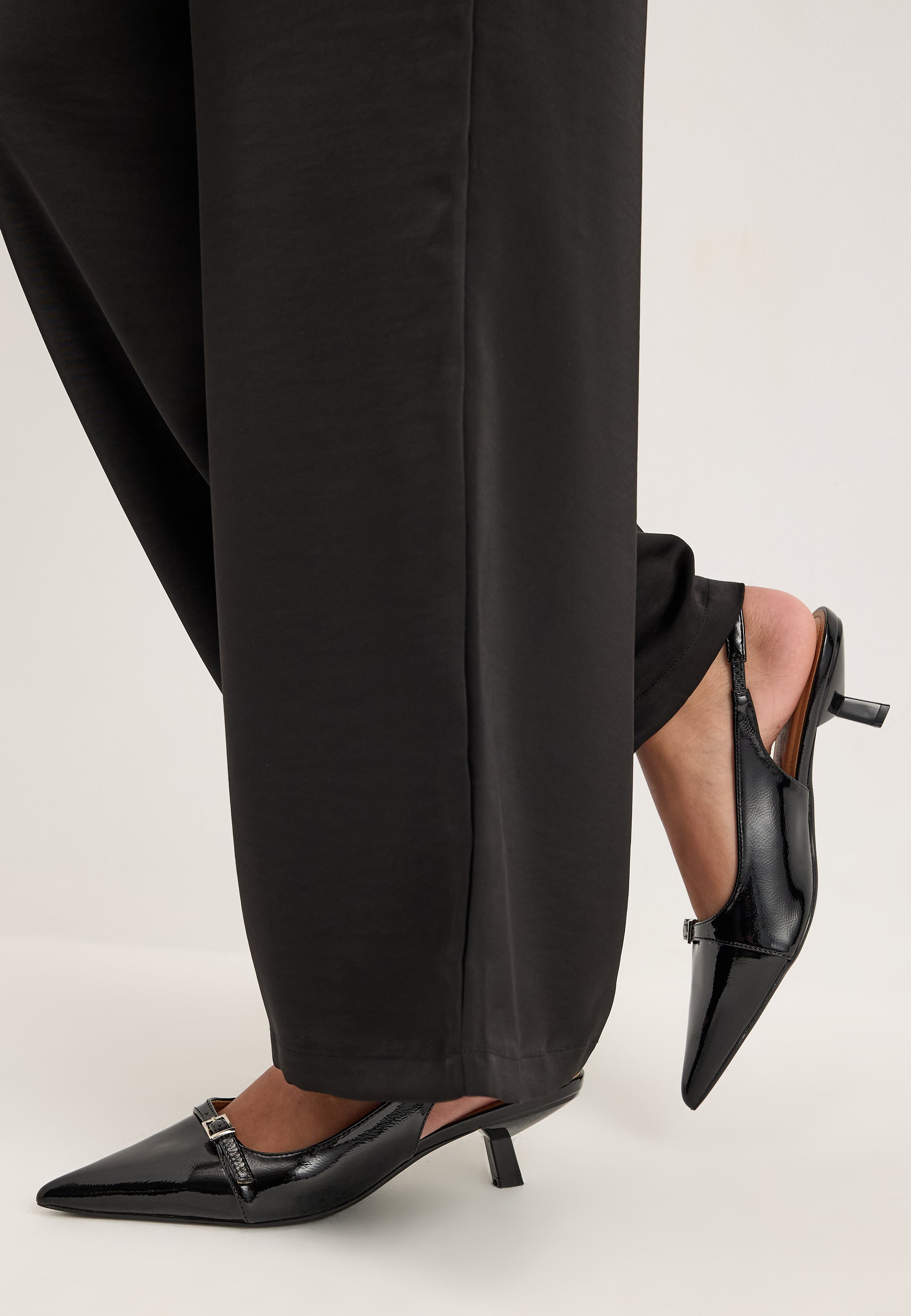 BIANCO Biakristin Kitten Heel Mary Jane Faux Leather