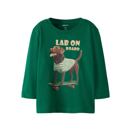 NAME IT Bluse Voto Evergreen Dog