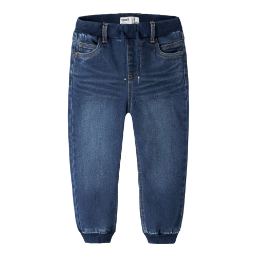 NAME IT Fleece Baggy Jeans Ben Dark Blue Denim