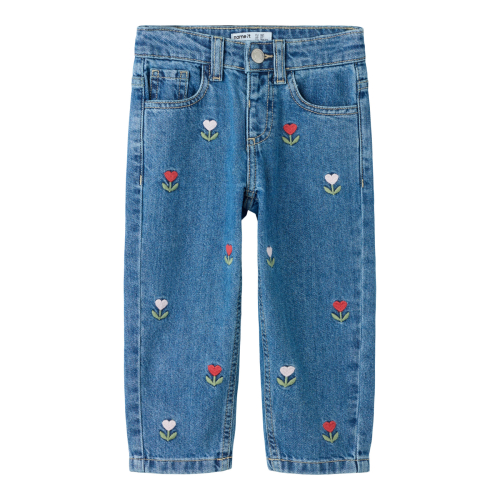 NAME IT Mom Jeans Bella Medium Blue Denim
