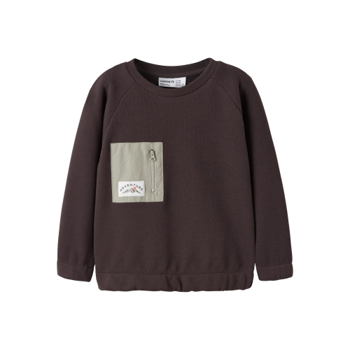 NAME IT Sweatshirt Osborne Chocolate Plum
