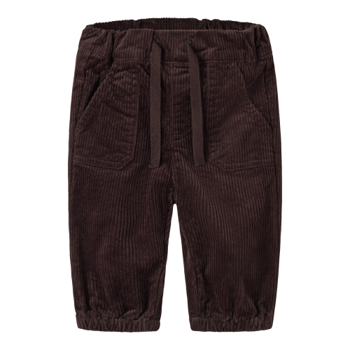 NAME IT Fløjls Bukser Omega Chocolate Plum