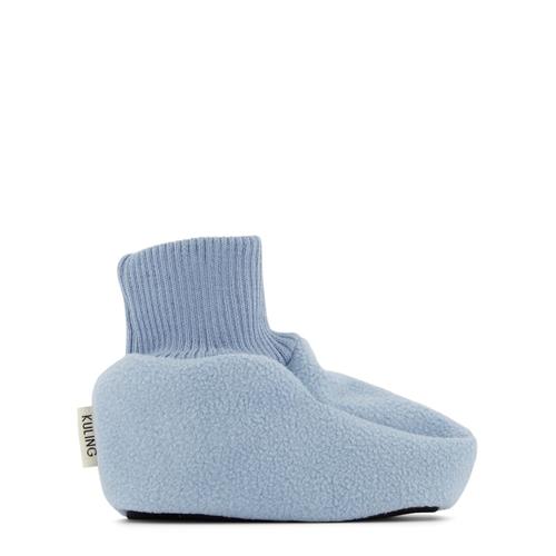 Kuling Livigno Vindfleecetøffeler Flintstone Blue 12-18 Months  Blå Ensfarvet 12-18 måneder  Drenge, Piger