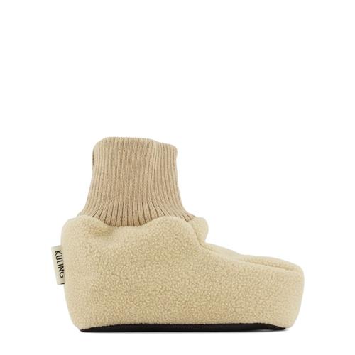 Kuling Livigno Vindfleecetøffeler Sand 18-24 Months  Beige Ensfarvet 18-24 måneder  Drenge, Piger
