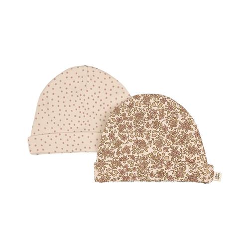 Buddy & Hope 2-pak Sigge GOTS Huer Wildflowers 44/46 cm  Beige  44/46 cm  Drenge, Piger
