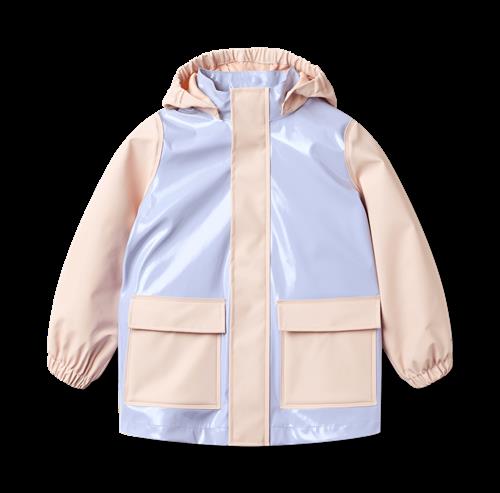 Wheat Rainwear Otu Jacket Lilac Cosmic Sky Lilac Cosmic Sky 116 cm  Lilla  116 cm  Drenge, Piger