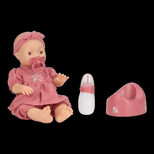 Little Dutch Livia Drik Og Våd Dukke Pink  Pink One Size  Lyserød  One Size  Piger
