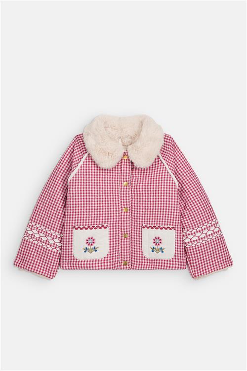 Se Louise Misha Jasmina  Raspberry Checks  Raspberry Checks-4 Y  Lyserød  4 år  Piger hos Babyshop