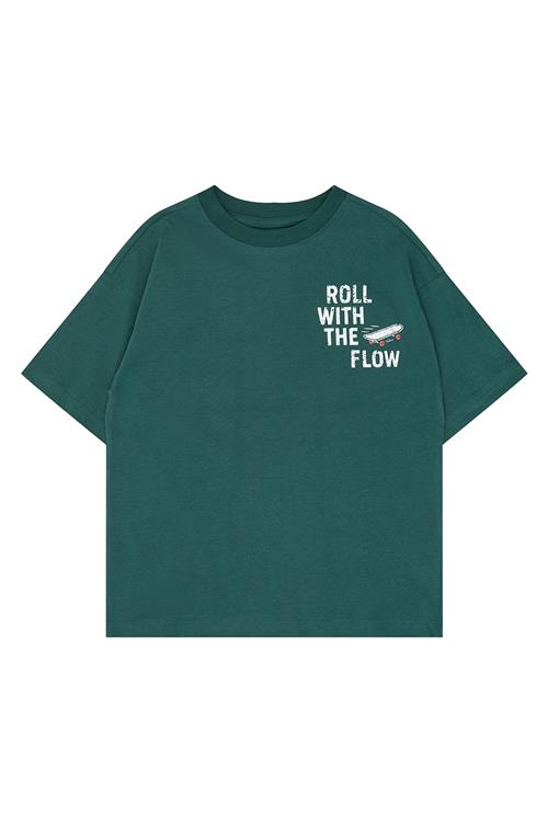 The New Verner T-shirt June Bug  June Bug 9-10 Y  Grøn  9-10 år  Drenge