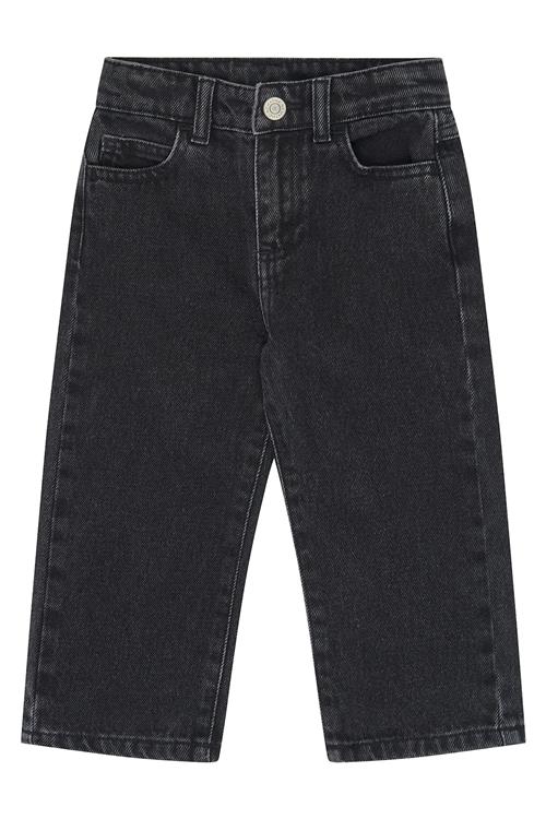 The New Siblings Valu Jeans Med Løs Pasform Black Denim Wash 502  Black Denim Wash 502 104 cm  Marineblå  104 cm  Drenge