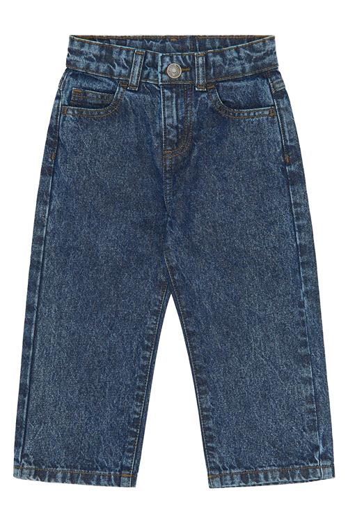 The New Siblings Valu Jeans Med Løs Pasform Dark Blue Denim  Dark Blue Denim 98 cm  Marineblå  98 cm  Drenge