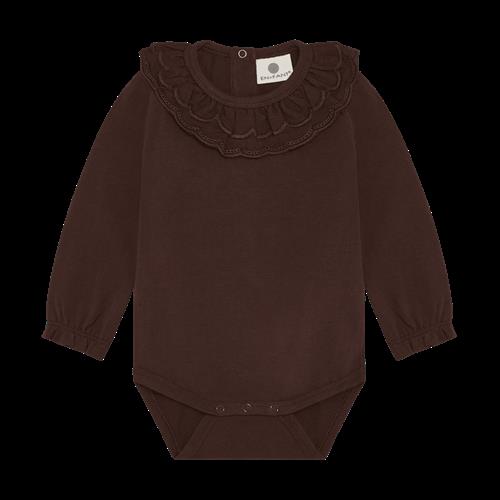 EnFant Langærmet Body Deep Mahogany  Deep Mahogany-92 cm  Brun  92 cm