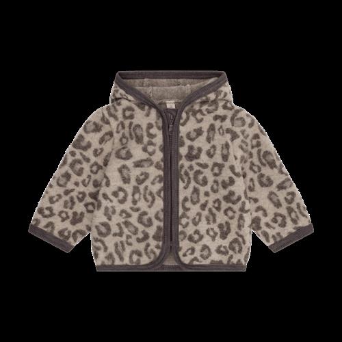 Huttelihut Uldjakke Camel Melange  Camel Melange-98 cm  Brun  98 cm
