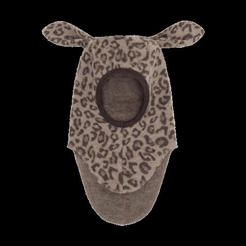 Huttelihut Balaclava Af Uld Camel Melange  Camel Melange-52 cm  Brun  52 cm