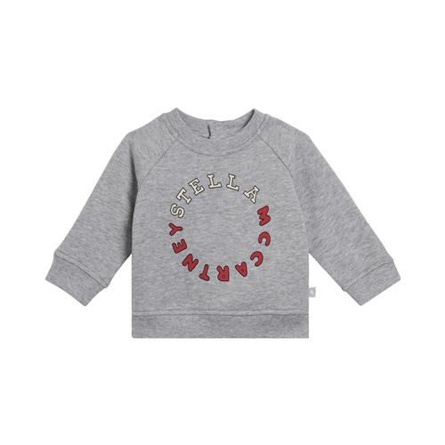 Stella McCartney Kids Sweatshirt Grigio Medio Melange Grigio Medio Melange 18 Months  Grå  18 måneder  Drenge