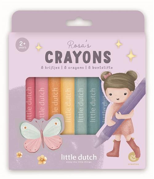 Little Dutch Voksfarveblyanter Rosa  Rosa-OS  Lyserød  One Size 2+ Years Drenge, Piger
