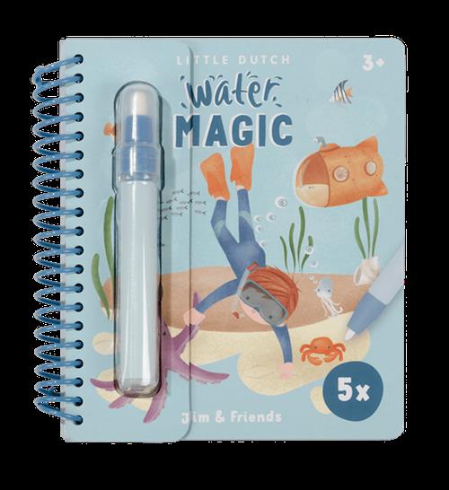 Little Dutch Bogen »Water Reveal« Jim & Friends  Jim & Friends-OS  Blå  One Size 3+ Years Drenge, Piger
