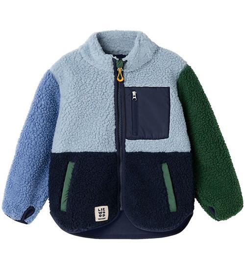 Liewood Fleecejakke - Teddy - Nolan - Classic Navy/Multi Mix
