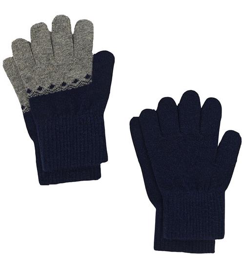 CeLaVi Handsker - 2-Pak - Uld - Navy
