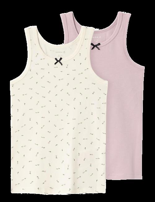 name it | Nmftank Top 2P Buttercream Floral Noos | 110