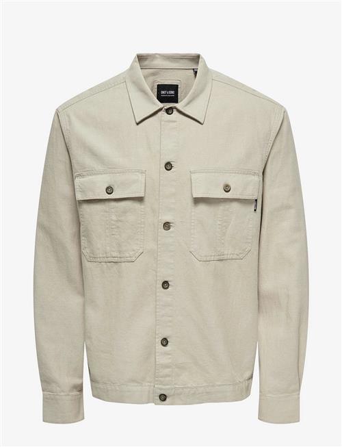 ONLY & SONS | Onskennet Ls Linen Overshirt Noos | L