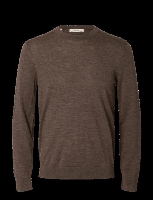 Selected | Slmtray Ls Knit Reg Merino Crew Noos | XL