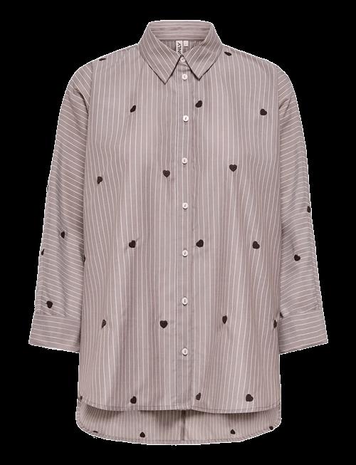 ONLY | Onlnew Lina Grace Str Emb Shirt Noos Wvn | S