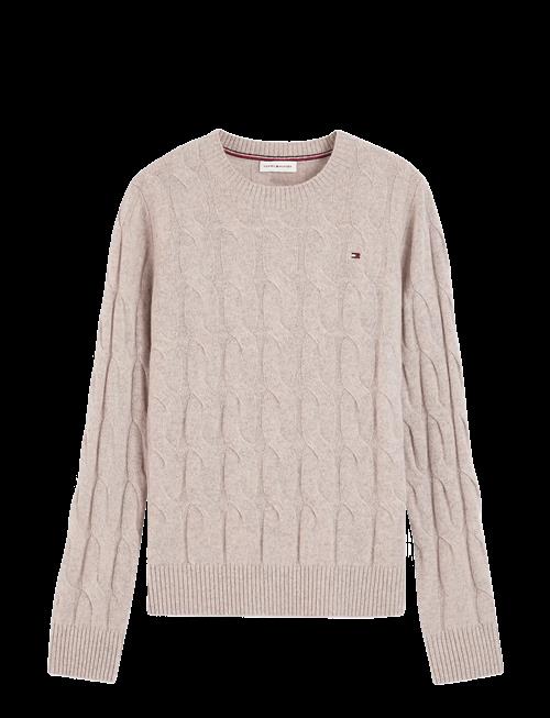 Tommy Hilfiger | Soft Wool Cable C-Nk Ls Swt | L