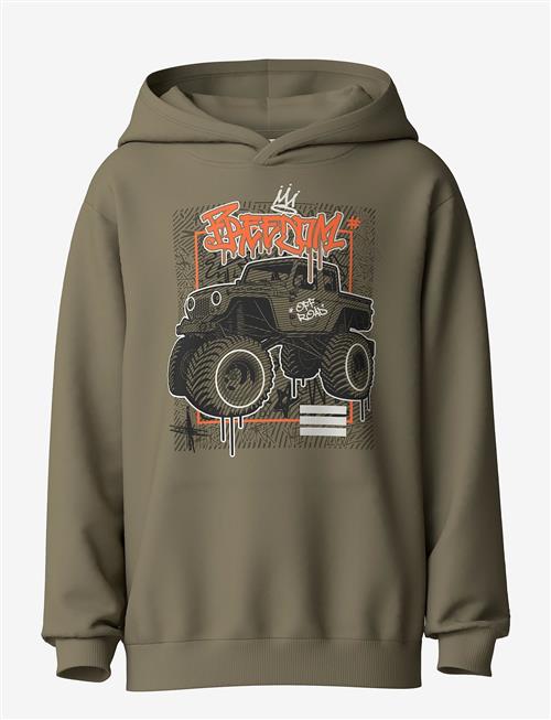 name it | Nkmvugo Ls Nreg Sweat Wh Bru | 158-164