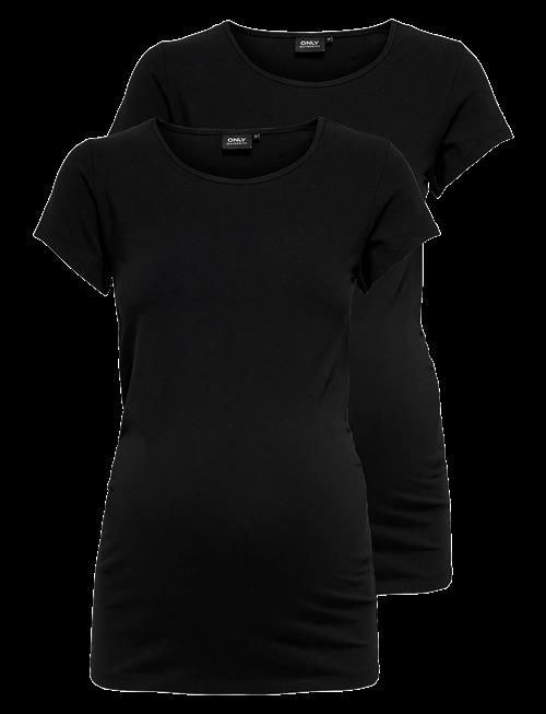 Only Maternity | Olmlovely S/S Oneck Top 2Pack Noos | L