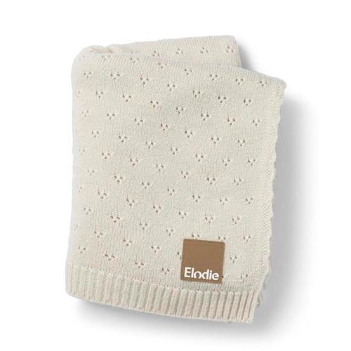 Elodie Pointelle-tæppe Creamy White  Creamy White-One Size  Hvid  One Size  Drenge, Piger