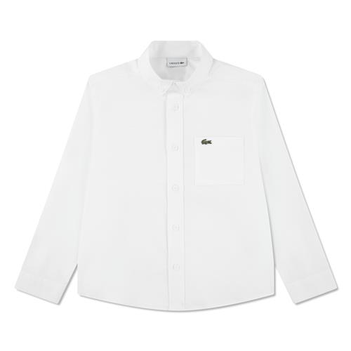 Lacoste Vævet Top Blanc  Blanc 122 cm  Hvid  122 cm  Drenge